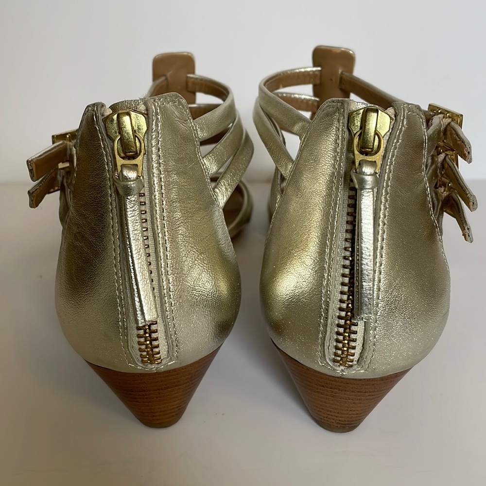 Talbots Metallic Wedges - Picture 3 of 6